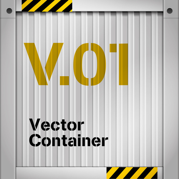 cargo container symbool - Vector, afbeelding