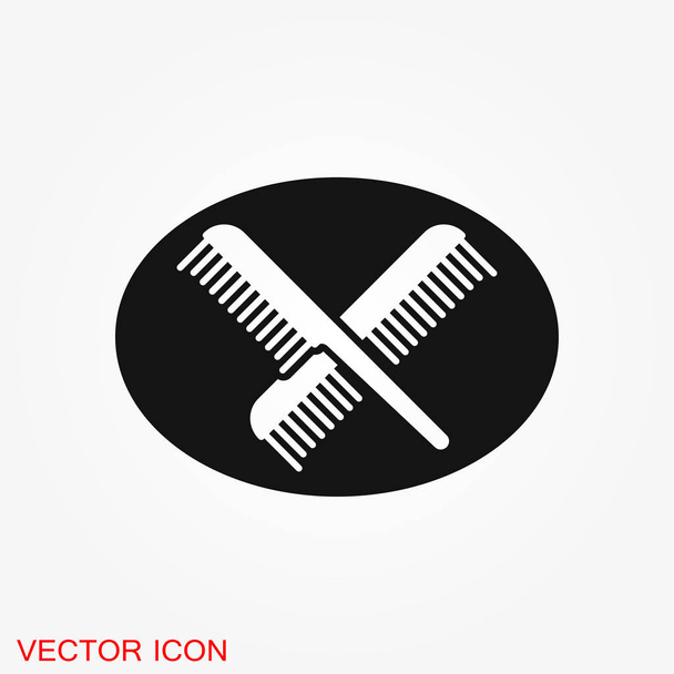 Berber simge vektör, salon saç kurutma makinesi, web ve hareket eden için Saç Kıvırıcı - Vektör, Görsel