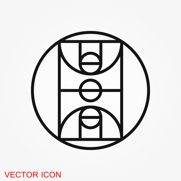 Vector icono del baloncesto, en estilo plano de moda aislado sobre fondo blanco. imagen icono de baloncesto, ilustración icono de baloncesto
 - Vector, imagen