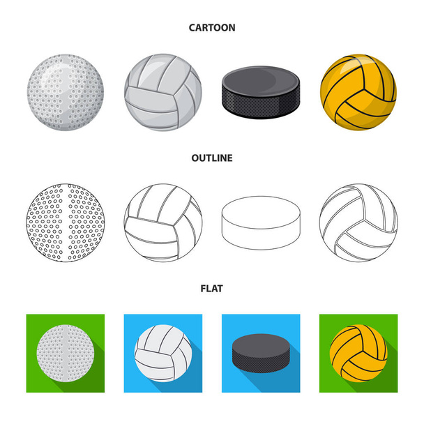 Vektori suunnittelu urheilu ja pallo merkki. Joukko urheilu ja urheilullinen vektori kuvake varastossa
. - Vektori, kuva