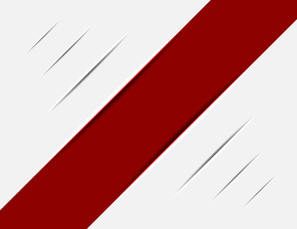 Rayures rouges sur trace blanche
 - Vecteur, image