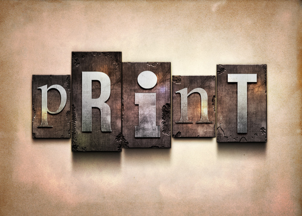 Print letterpress. - Photo, Image