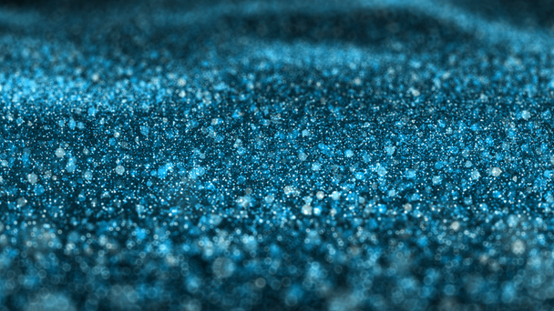 Shiny blue glitter background Christmas abstract seamless VJ loop motion particles - Footage, Video