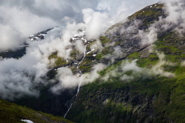 beautiful landscape of Norwegian national park Jotunheimen - Φωτογραφία, εικόνα