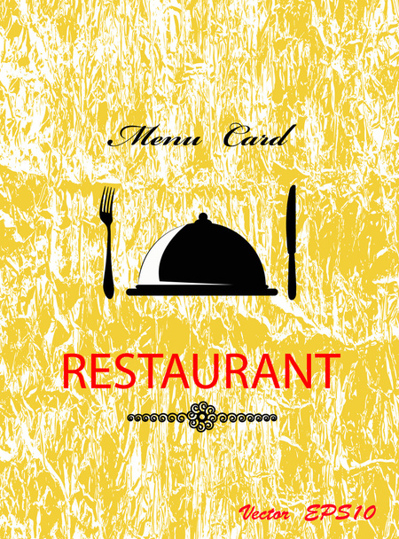 brochure menu voor restaurant, café.vector - Vector, afbeelding