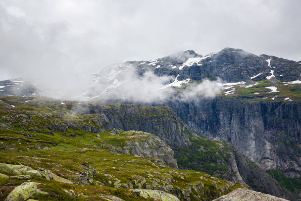 A view to the lake Ringedalsvatnet - Photo, Image