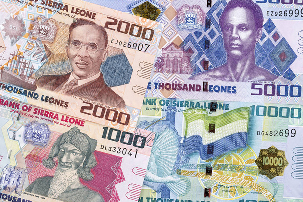 Sierra Leonean money a business background  - Foto, imagen