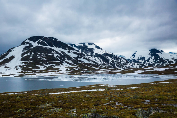 beautiful landscape of national park Jotunheimen, Norway - Фото, изображение