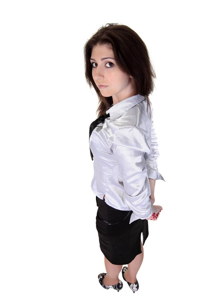 Young businesswoman. Wide angle. - Foto, immagini