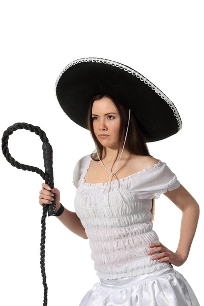 Woman in a mexican costume - Photo, image