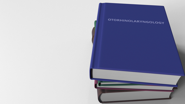 Hromada knih na ORL. 3D animace - Záběry, video