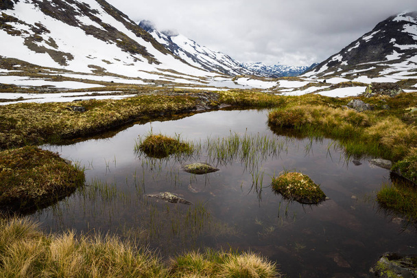beautiful landscape of national park Jotunheimen, Norway - Photo, image