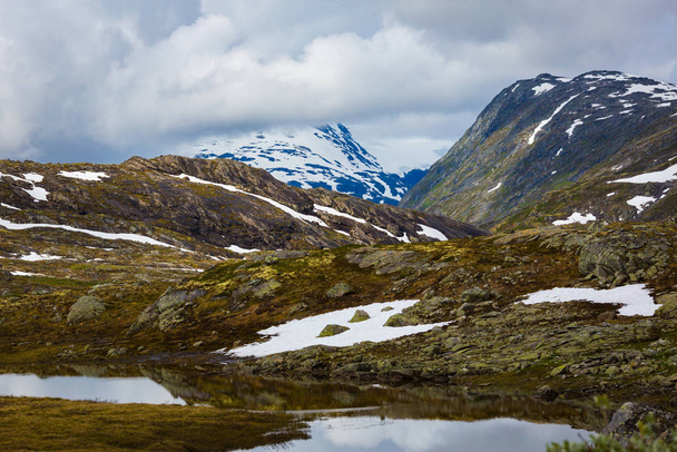 όμορφο τοπίο του εθνικού πάρκου Jotunheimen, Νορβηγία - Φωτογραφία, εικόνα