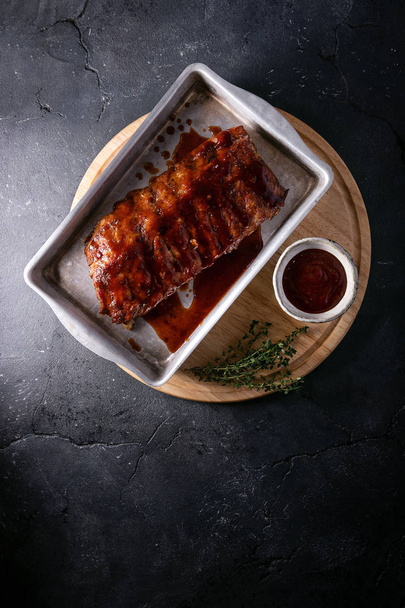 Home made pork ribs - Photo, image