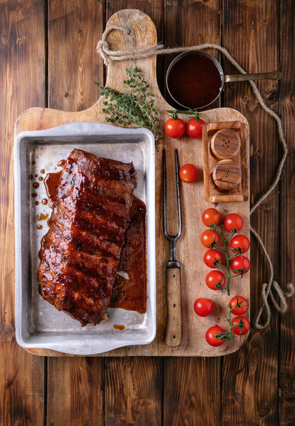 Home made pork ribs - Foto, immagini