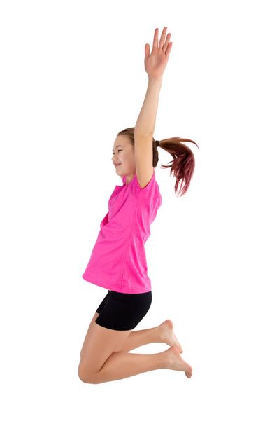 young girl jumping - Fotó, kép