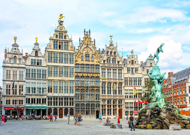 Antwerpen Grote Markt - Fotó, kép