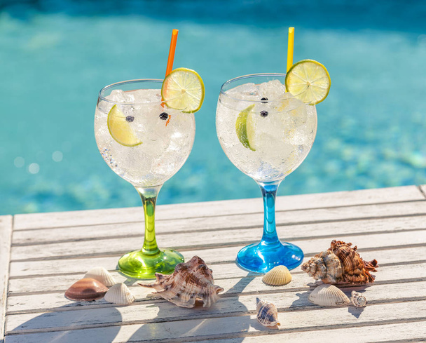 Zomer Cocktail - Foto, afbeelding