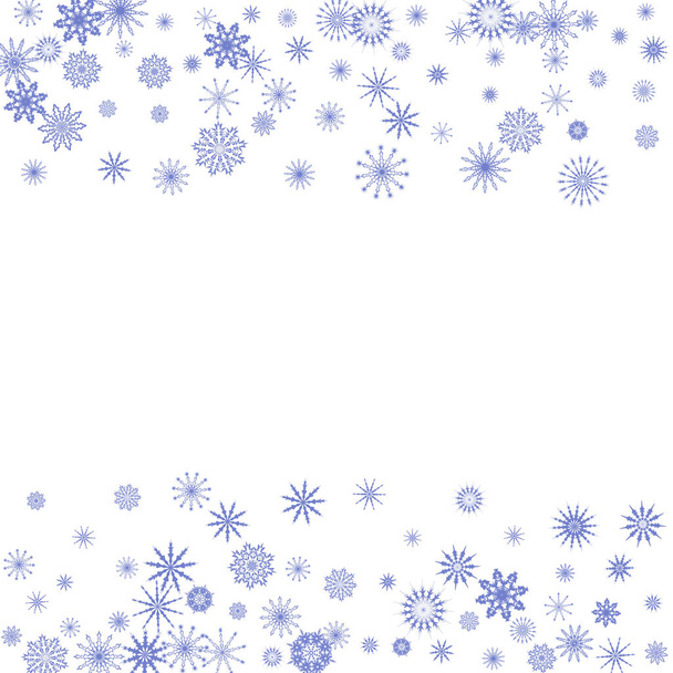 Uusi vuosi tausta vektori kuuluvat lumihiutaleet
 - Vektori, kuva