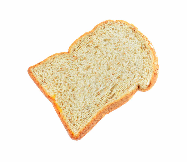 Ψωμί ολικής άλεσης σε λευκό φόντο - Φωτογραφία, εικόνα