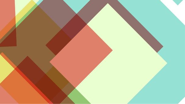 Bright colorful abstract vector backgrounds, consisting of boxes. Pattern with a colored box with a white background. - Vektör, Görsel