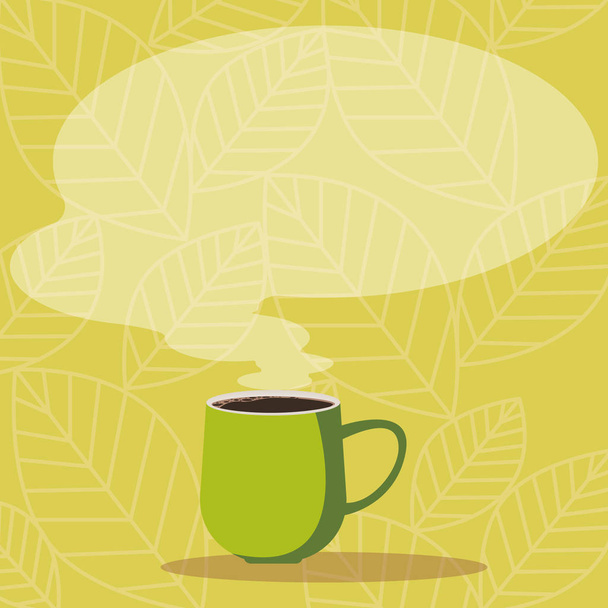 Design Business Tyhjä kopio tilaa tekstiä mainos verkkosivuilla edistäminen eristetty Banner malli Muki vektori Cup kuumaa kahvia tyhjä väri Puhe Bubble kuin Steam kuvake
 - Vektori, kuva