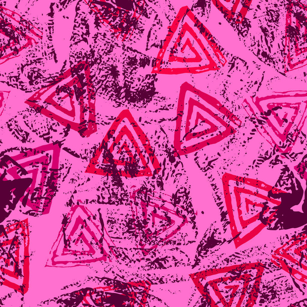 Απρόσκοπτη μορφή με ανάγλυφα τρίγωνα - Διάνυσμα, εικόνα