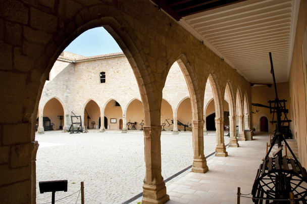 Castle Courtyard - Mora de Rubielos - Spain - Photo, Image