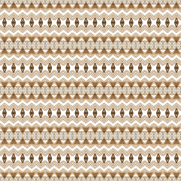brązowy etniczne tkanina tło wzór - Zdjęcie, obraz