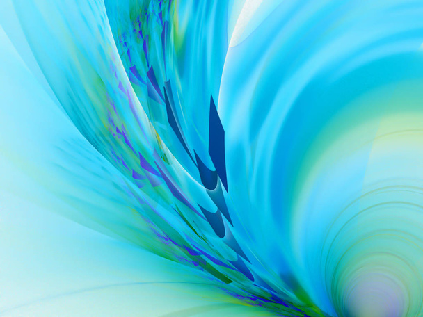 abstract modern background with fractal shapes - Photo, Image
