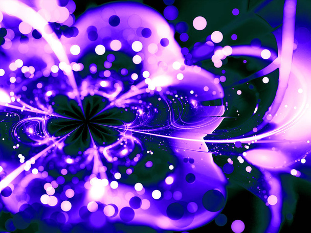 abstract fractal flower colorful background - Фото, зображення