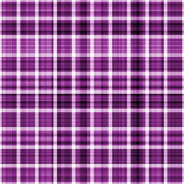 purple violet seamless plaid pattern, squares background, checkered full frame  - Photo, Image