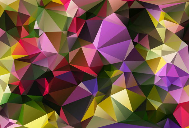 ζωηρόχρωμη τρισδιάστατη τρίγωνα, πολυγωνικό αφηρημένα φόντο  - Φωτογραφία, εικόνα