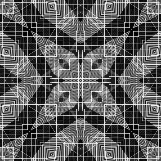 Süslü geometrik dikişsiz arkaplan - Fotoğraf, Görsel