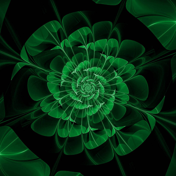 fond fractal abstrait avec lignes croisées - Photo, image