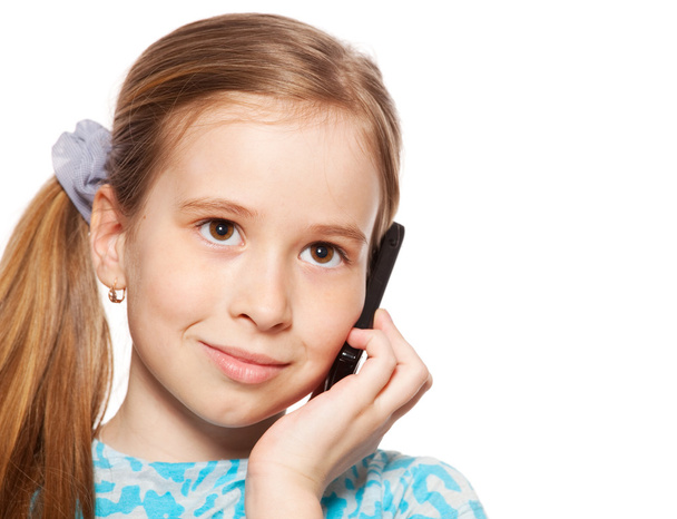 Girl, talking on the phone - Фото, зображення