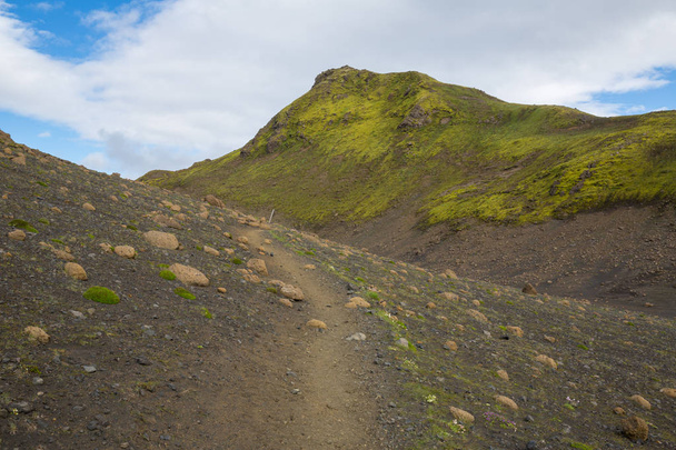 Beautiful Mountain Panorama in National Park Thorsmork, Iceland. - 写真・画像