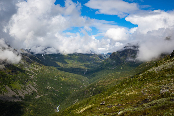 beautiful landscape of Norwegian national park Jotunheimen - Zdjęcie, obraz