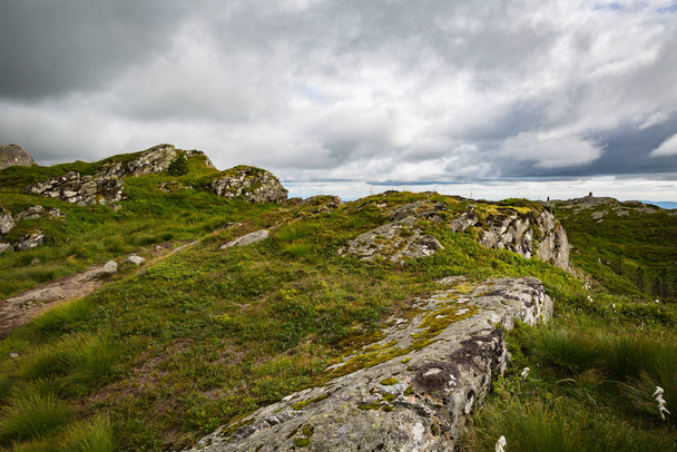 The landscape of the top of Ulriken - Photo, image