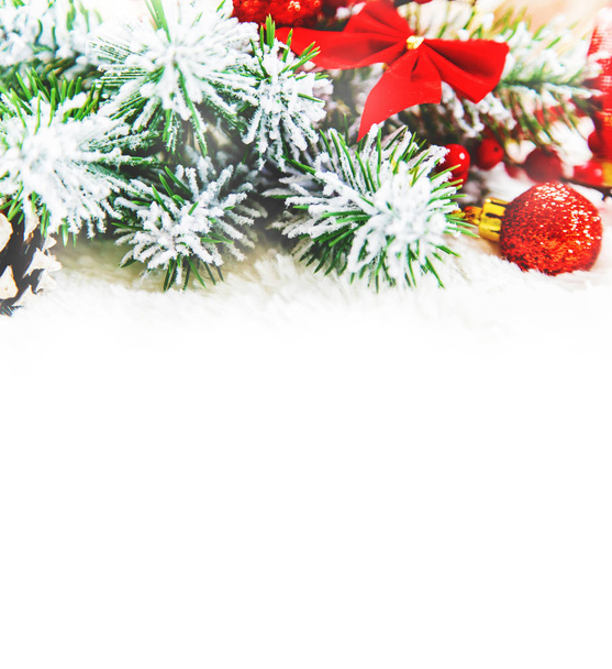 Christmas background. happy New Year. Selective focus Holiday - Foto, Imagen