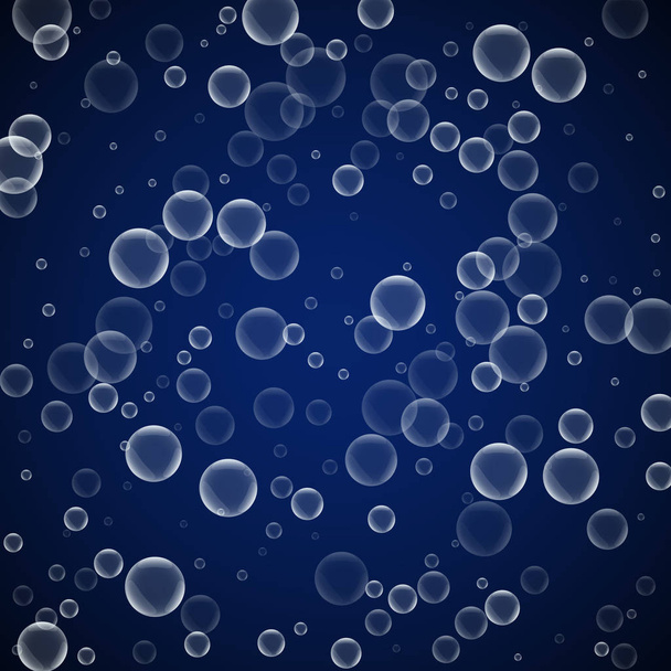 Des bulles de savon aléatoires fond abstrait. Soufflage b - Vecteur, image