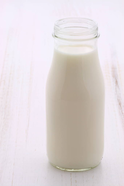 Delicious fresh milk, one of the primary sources of nutrition. - Zdjęcie, obraz