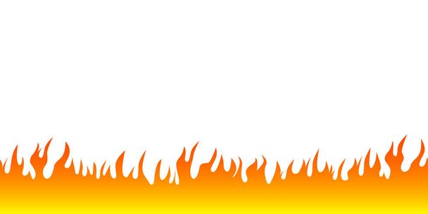 Бесшовный образец пламени. текстура огня. Плоская векторная иллюстрация i
 - Вектор,изображение