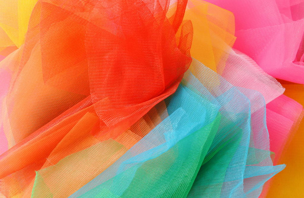 Renkli kumaş naylon arkaplan ve doku - Fotoğraf, Görsel