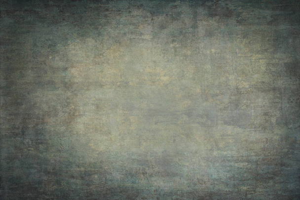 Yeşil boyalı tuval veya muslin kumaş bez studio zemin - Fotoğraf, Görsel