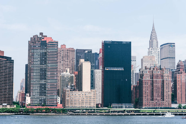 Skyline of Midtown of Manhattan στη Νέα Υόρκη - Φωτογραφία, εικόνα