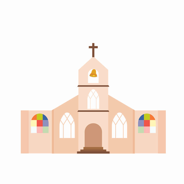 Abstract cute church - Vector, imagen