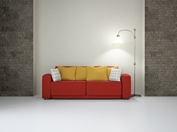 Livingroom with sofa - Foto, Imagen