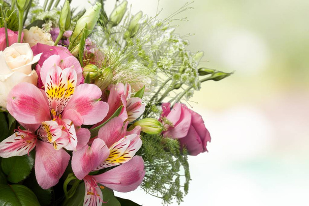 beautiful spring flowers, romantic bouquet  - Photo, Image
