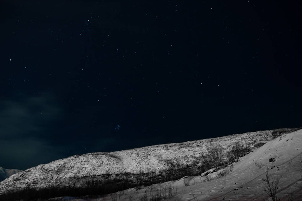 Polar night in the far north of the Kola Peninsula - Photo, image